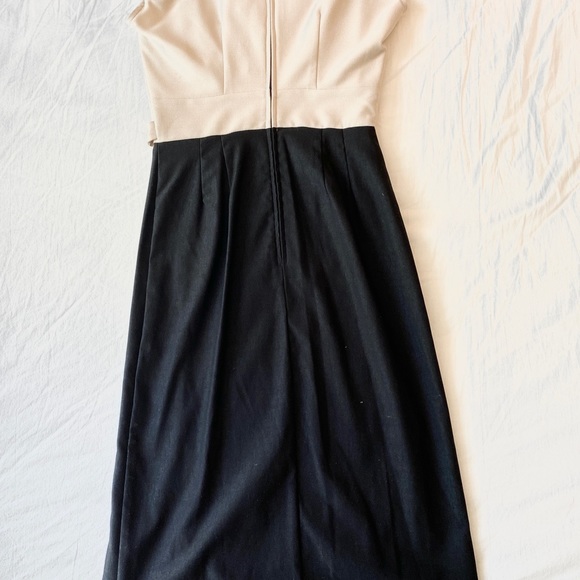 EUC Stop Staring brand: 1940s vintage -style  cream/black pin up dress (size s) - Picture 5 of 11